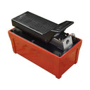 AF1 pneumatic pump for hydraulic press featuring pedal control and 48" hose.