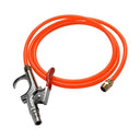 AF1 Air Hydraulic Pump Foot Pedal 10000 PSI with 48" Hose & Coupler, Pneumatic Power Unit for Automotive, Industrial, and Hydraulic Press Applications