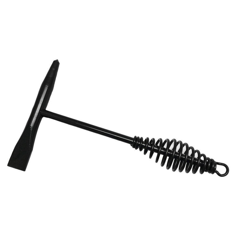 10-1/2"L  Straight Welding Chipping Hammer with Shake Absorb Handle Vertical