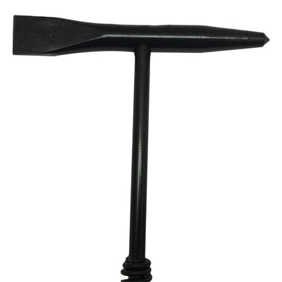 10-1/2"L  Straight Welding Chipping Hammer with Shake Absorb Handle Vertical