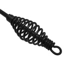 Welder hammer with spring handle and hardened steel head for slag removal.