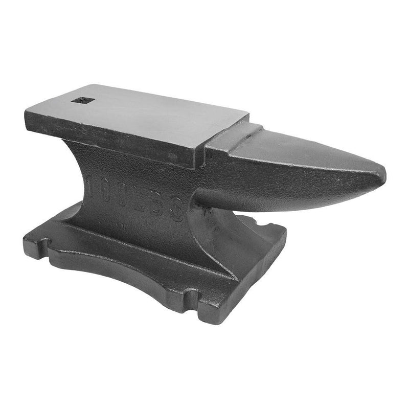 100 Lbs Heavy Duty Cast Iron Anvil Blacksmith Long Horn Hardy Hole