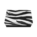 100 Pc Zebra Animal Print Cotton Filled Batting Gift Boxes Jewelry