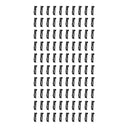 100 PCS Gridwall Utility Hook Grid wall Panel Display Picture Notch Black