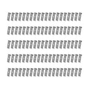 100 PCS Gridwall Utility Hook Grid wall Panel Display Picture Notch Chrome