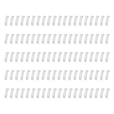 100 PCS Gridwall Utility Hook Grid wall Panel Display Picture Notch White