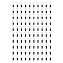 100 Pcs Laundry Hooks Clips Clothes Pin Plastic Retail Display-BLACK