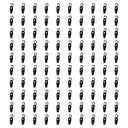100 Pcs Laundry Hooks Clips Clothes Pin Plastic Retail Display-BLACK