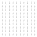 100 Pcs Laundry Hooks Clips Clothes Pin Plastic Retail Display-WHITE