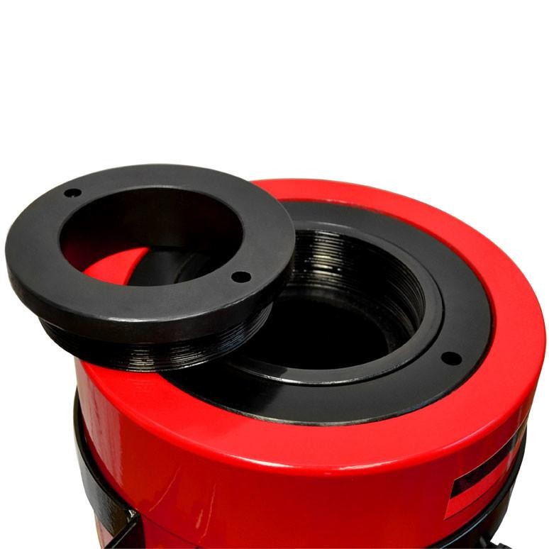 100 Ton 75mm 3" Stroke Hollow Plunger Hydraulic Cylinder Ramp Jack
