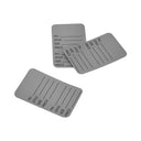 1000 Pcs 1-3/4"x 2-7/8" Gray Merchandise Coupon Price Tags, Perforated Clothing Tags for Retail Pricing & Inventory