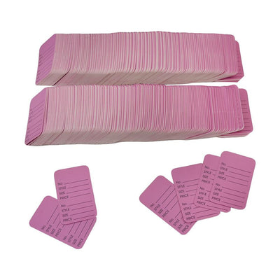 1000 Pcs Large Lavender Merchandise Coupon Price Tag Clothing Perforated 1-3/4"x 2-7/8"