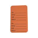 1000 Pcs 1-3/4"x 2-7/8" Orange Merchandise Coupon Price Tags, Perforated Clothing Tags for Retail Pricing & Inventory