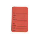 1000 Pcs 1-3/4"x 2-7/8" Red Merchandise Coupon Price Tags, Perforated Clothing Tags for Retail Pricing & Inventory