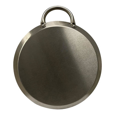 11'' Stainless Steel Round Serving Tray Tortilla Warmer With Handle