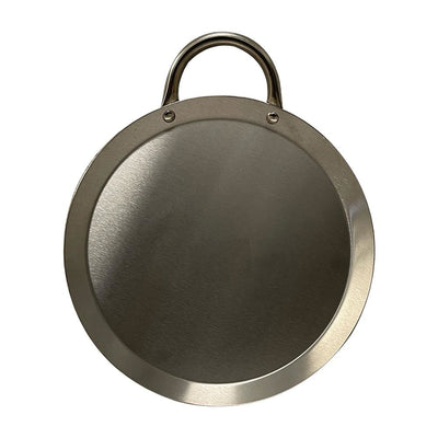 11'' Stainless Steel Round Serving Tray Tortilla Warmer With Handle