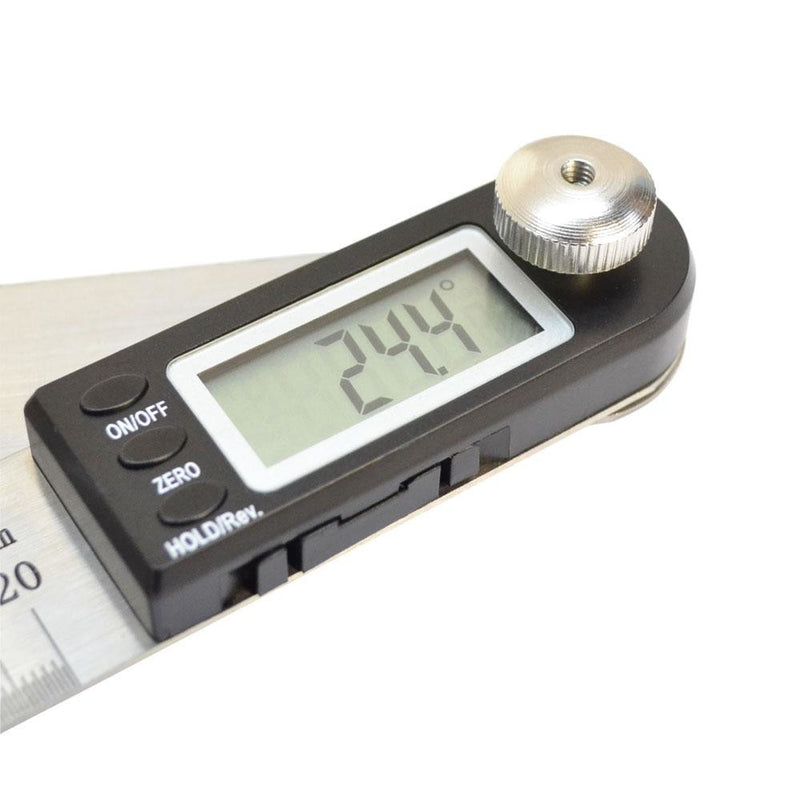 11" Precision Measuring Digital Protractor Goniometer Electronic Angle Finder Miter Gauge Ruler