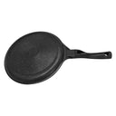 11" x 7-1/2'' Long Handle Aluminum Round Griddle Plancha Marble Non-Stick Coating