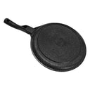 11" x 7-1/2'' Long Handle Aluminum Round Griddle Plancha Marble Non-Stick Coating