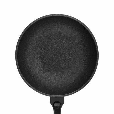 11''W Non-Stick Marble Wok Cooking Frying Gas Stove Burner Cookware Pan