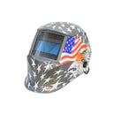 11.81''L USA Flag Eagle Solar Auto Darkening Welding Welder Helmet Lens Shade 9-13