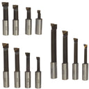 12 PC BORING BAR 3/4" Inch Shank 50RC Bore C6 Carbide Tip