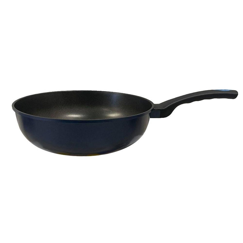 12" (30cm) Non-Stick Saute Wok Pan with 3D Diamond Coating – Made in Korea, Stir Fry Pan for Kitchen