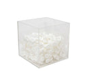 12'' x 12'' x 12'' Lucite Clear Acrylic 5 Sided Cube Bin Retail Display