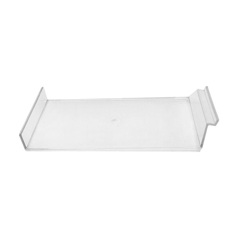 12-1/2 x 7 Lucite Clear Acrylic For Slatwall Hat Shelf Retail Store Display