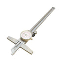 12-1/8''L Stainless Steel 8" Inch 200mm Metric Dual Reading Dial Caliper Mechanic Measuring Tool