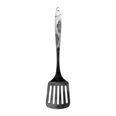 12-3/4" Slotted Spatula stainless steel, Wide Metal with Hollow Long Handle Utensils