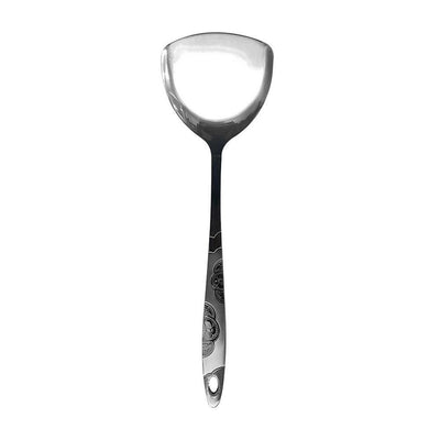 12-3/4" Spatula stainless steel, Wide Metal with Hollow Long Handle Utensils