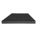 14" x 7-1/2" x 1/2" Black Velvet Foam Ring Display Tray Insert – 72 Slot Jewelry Organizer Pad Retail Showcase Case Display