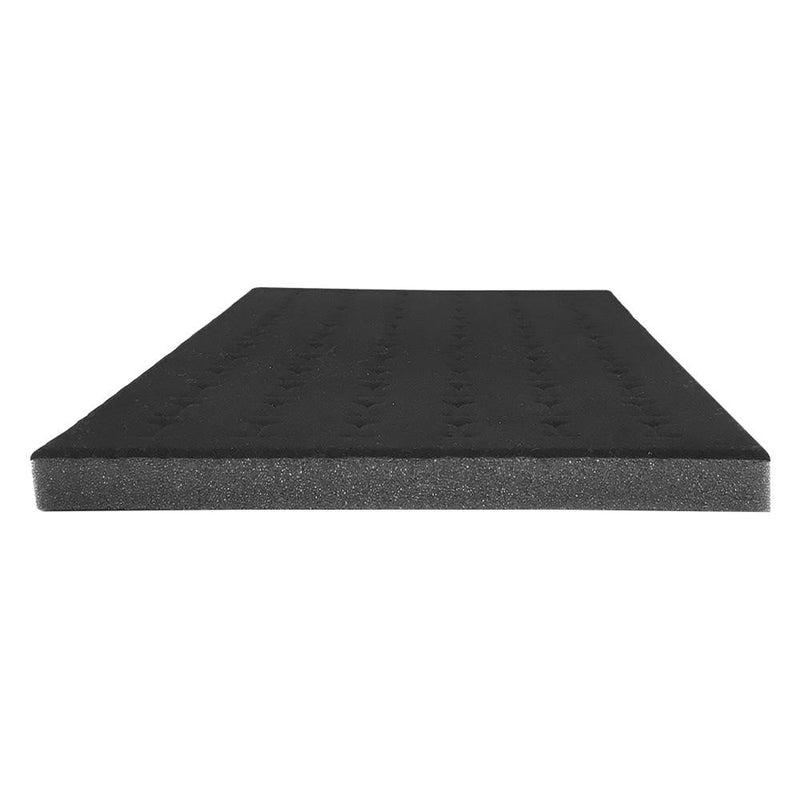 14 x 7-1/2 x 1/2 Black Velvet Foam 72 Slots Ring Insert Pad Display Tray Insert Showcase Box Collector Jewelry Case