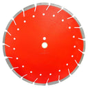 14" x 125" x 1" - 20mm Diamond Combo Saw Blade Cut Concrete Brick Stone WET DRY