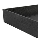 2" Deep Black Stackable Jewelry Tray, Organizer Display Case for Rings, Earrings & Accessories