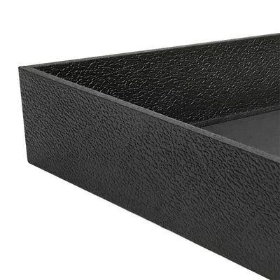 2" Deep Black Stackable Jewelry Tray – Organizer Display Case for Rings, Earrings, and Accessories