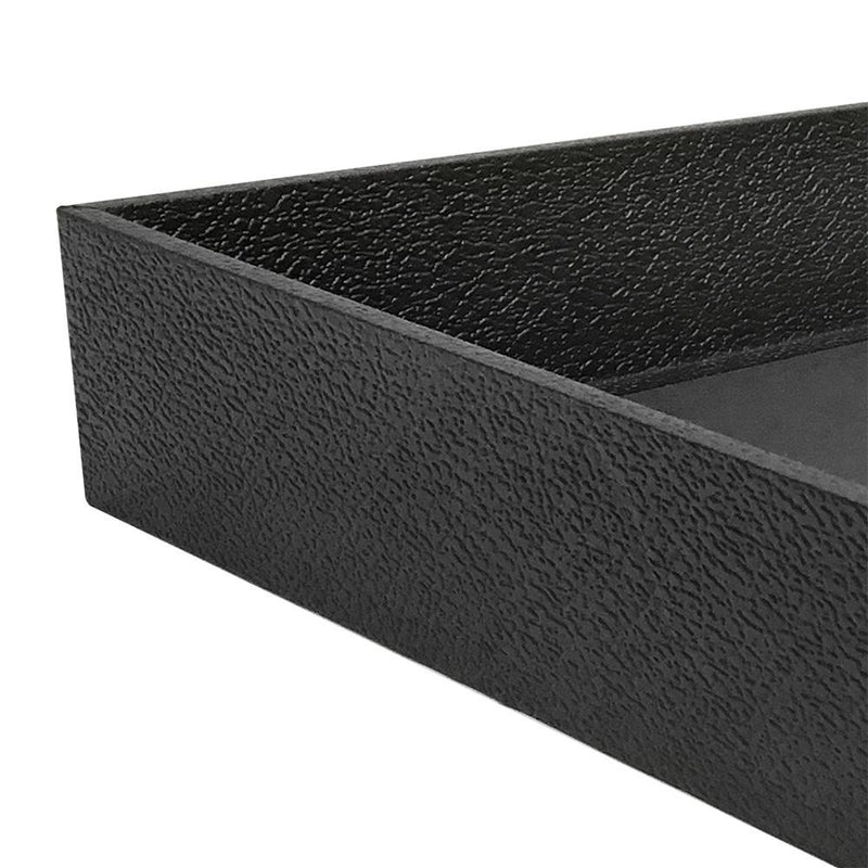 2" Deep Black Stackable Jewelry Tray – Organizer Display Case for Rings, Earrings, and Accessories