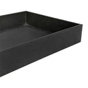 2" Deep Black Stackable Jewelry Tray, Organizer Display Case for Rings, Earrings & Accessories