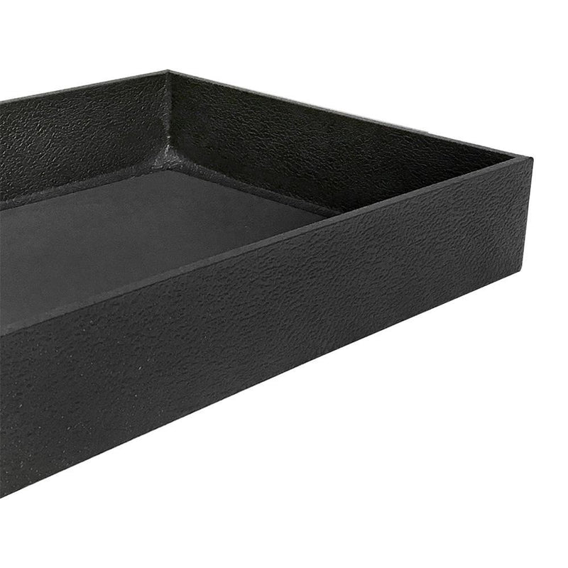 2" Deep Black Stackable Jewelry Tray – Organizer Display Case for Rings, Earrings, and Accessories