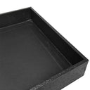 1-1/2" Deep Black Stackable Jewelry Tray, Organizer Display Case for Rings, Earrings & Accessories