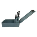 15 PC Jobber Drill Set HSS 1/16 - 1/2" By 32nd with Metal Index Box 118 Degree Straight Shank