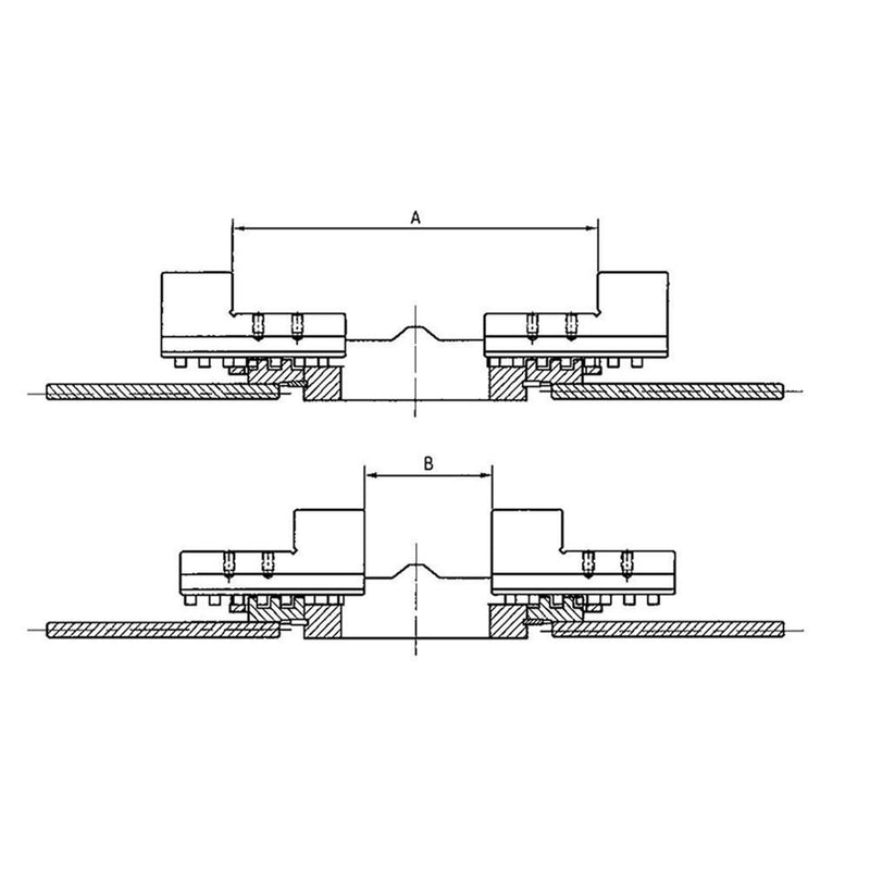 15" Scroll Chuck 3-Jaws Self Center Welding Positioner 6-5/8" Hole Diameter