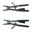 soft grip handle detail on circlip pliers providing comfort and control during use