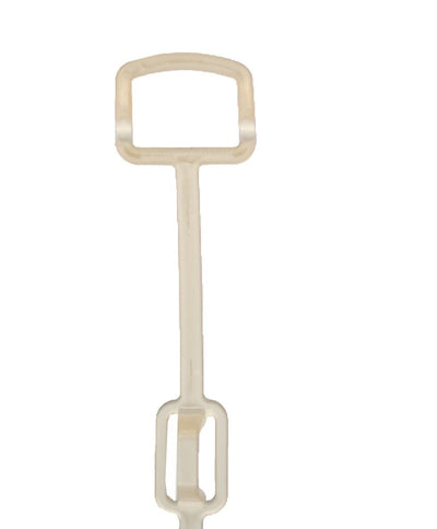 16'' Clear Plastic Hanger Connector Hooks – 10 Pack Space-Saving Multi Hanger Clips for Clothes Storage Organization