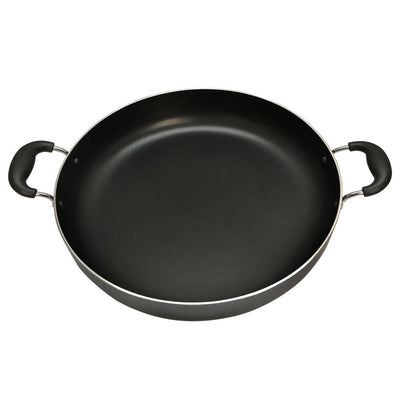 16'' Deep Cooking Pot Pan Aluminum Low Pot Non Stick Coating 10-1/2 QT Wide Wok