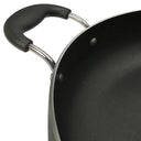 16'' Deep Cooking Pot Pan Aluminum Low Pot Non Stick Coating 10-1/2 QT Wide Wok