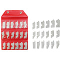 18 Piece Angle Gage Set 5 - 90 Degree Pouge Case included