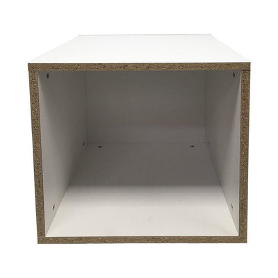 18'' x 18'' White Knockdown Bases Pedestal Base Box Cube Display Fixture Retail Warehouse