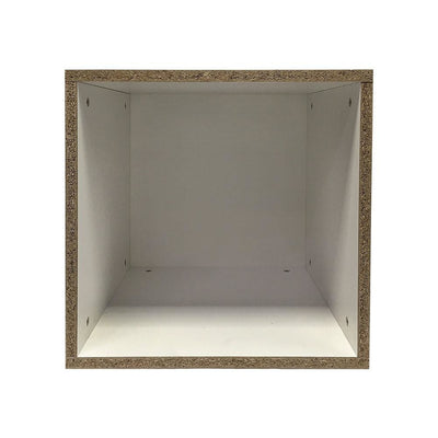 18'' x 18'' White Knockdown Bases Pedestal Base Box Cube Display Fixture Retail Warehouse